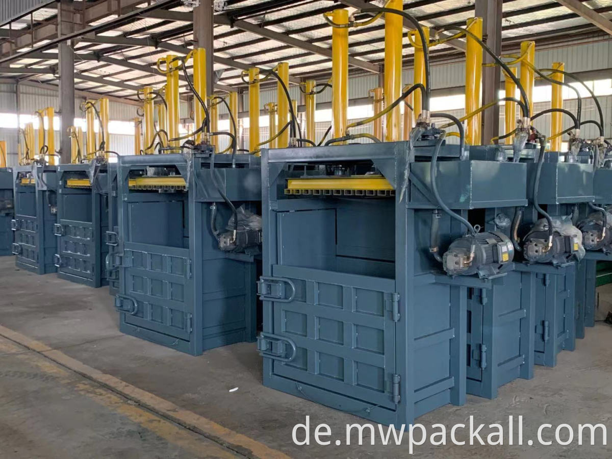 Ballenpressemaschine Hydraulikabfall Plastik Press Pet Flaschenballenmaschine Hydraulische Plastikflaschen -Ballenmaschine